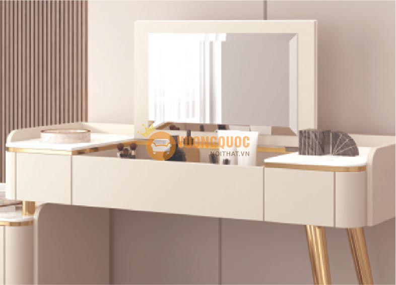 bàn ghế trang điểm hiện đại đơn giản phù hợp mọi không gian df618b